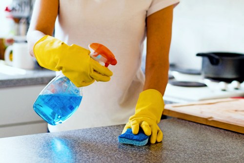 Professional hard floor cleaning in a Collierswood home