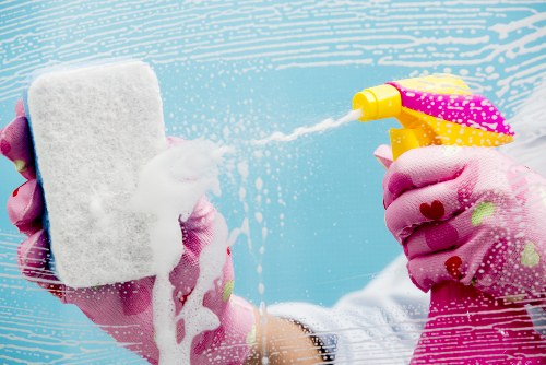 Local transfer station handling carpet cleaning waste