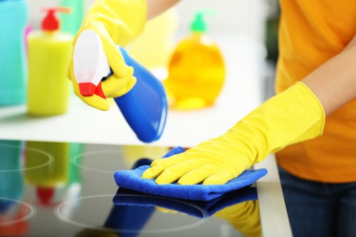 Deep cleaning dirt and stains from hard flooring