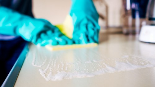 High-touch surface cleaning during deep cleaning in Collierswood
