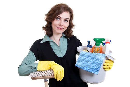 Collierswood domestic cleaning service working in a modern kitchen